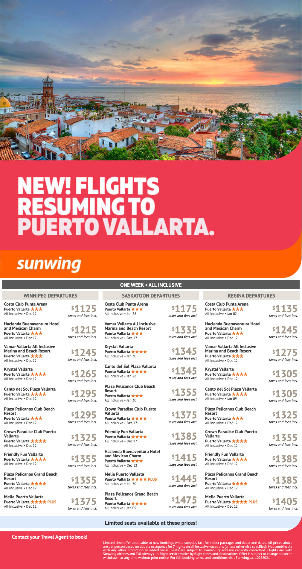 NEW! Flights Resuming To Puerto Vallarta